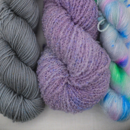 Stephanie Pan x BKD Yarn KIT: Algorithmic Diva Bollero Knitting Pattern and Yarn