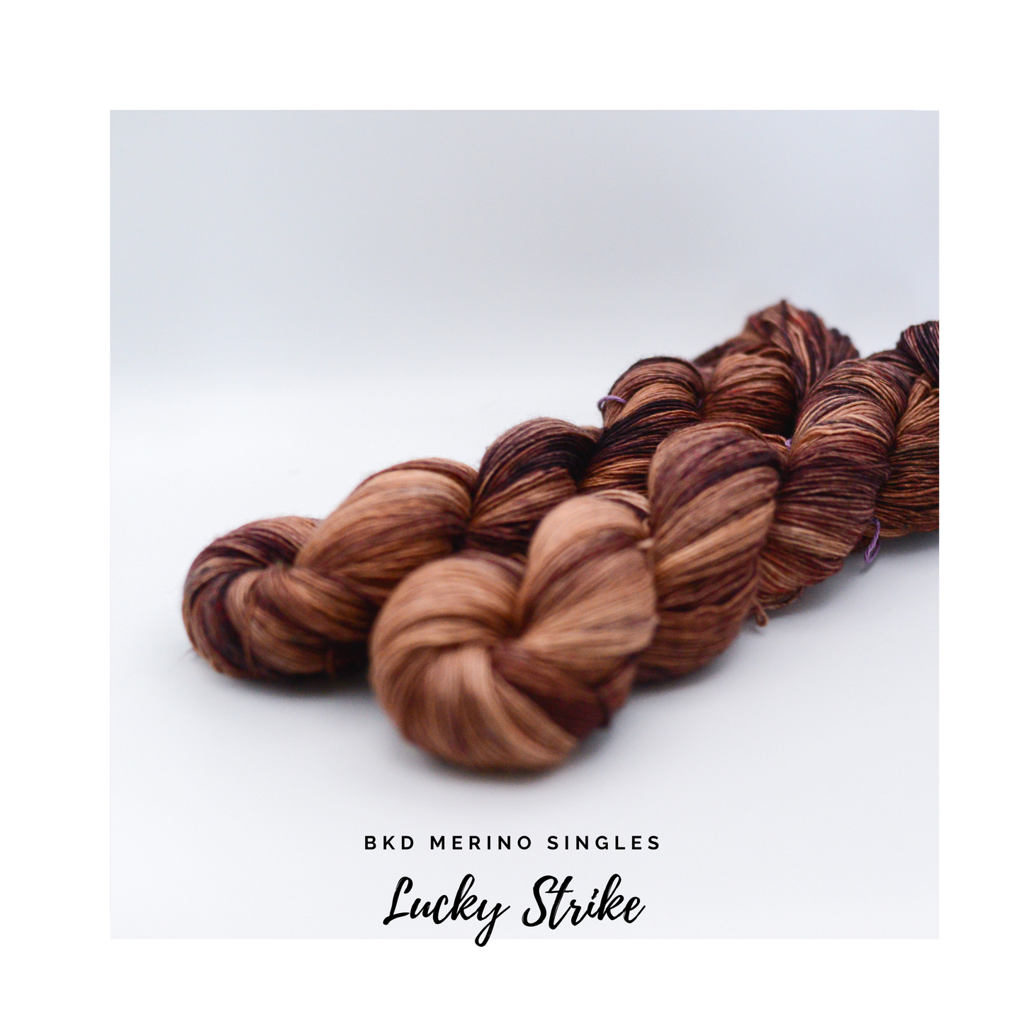 BKD Merino Singles - Lucky Strike discount, hand dyed yarn