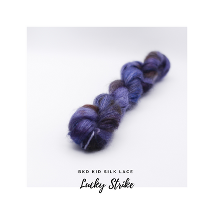 BKD Kid Silk Yarn, Mohair Silk Yarn, Lucky Strikes