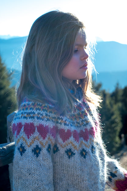 Lopapeysa Knitting Pattern, Icelandic Sweater "Zoe"